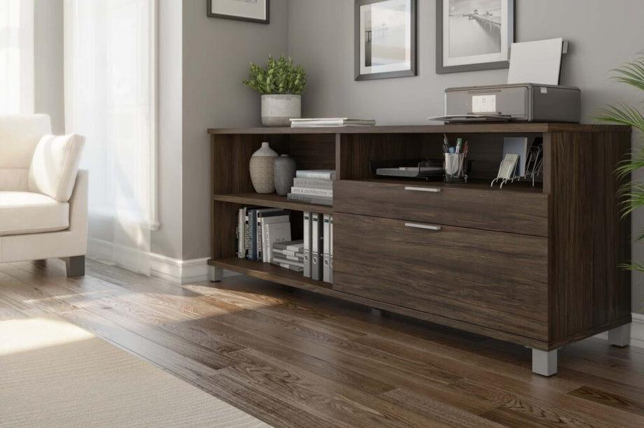 3 façons d'utiliser une crédence de bureau polyvalente