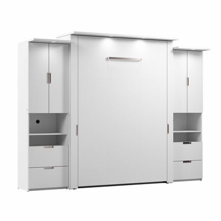 Murphy Bed with Storage Towers