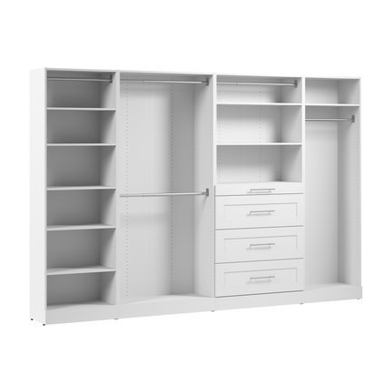 Organisateur de garde-robe modulaire 121L x 16P