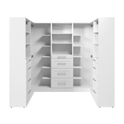 Organisateur de garde-robe en modulaire U