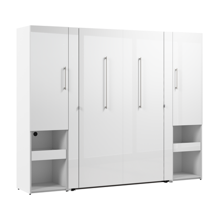 Murphy Bed with Storage Towers