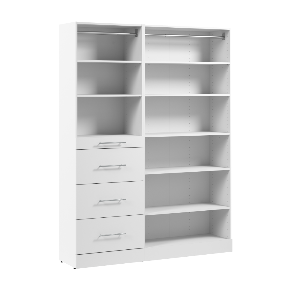 61W x 16D Modular Closet Organizer