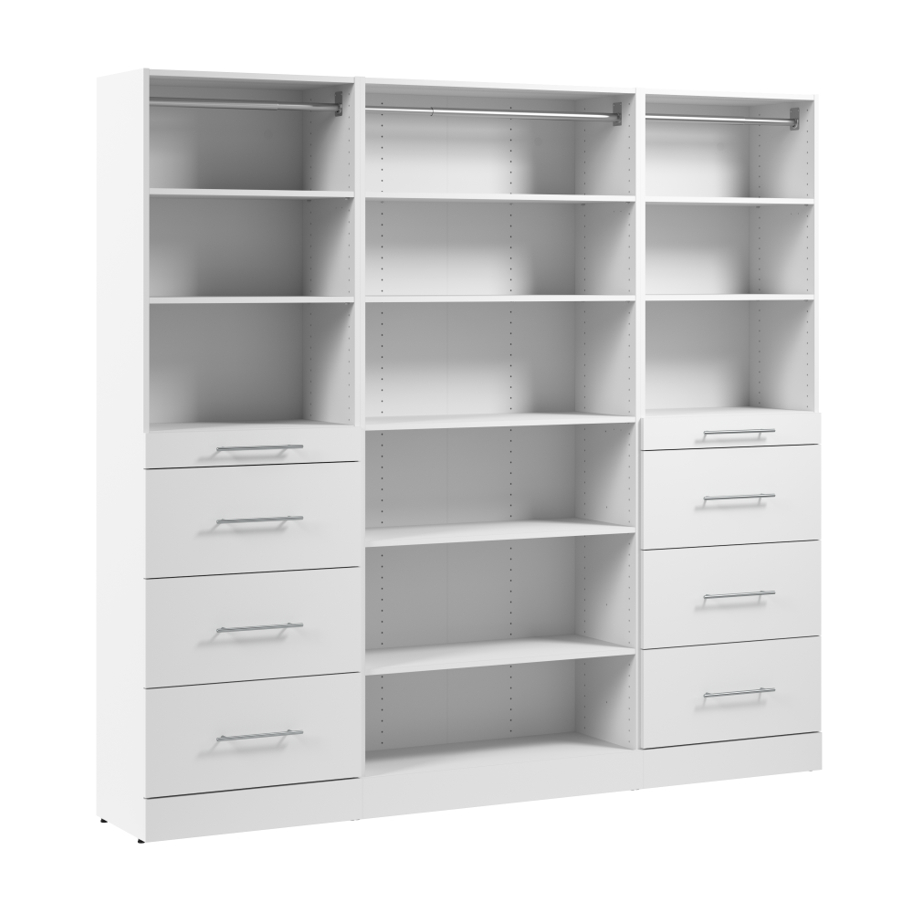 85W x 16D Modular Closet Organizer