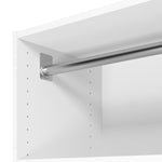 Tablettes et tringles réglables