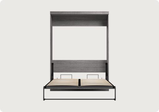 Grey murphy bed