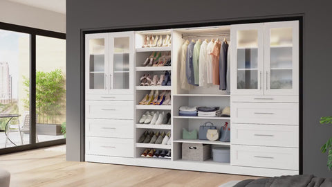 How to measure the space for a closet organizer