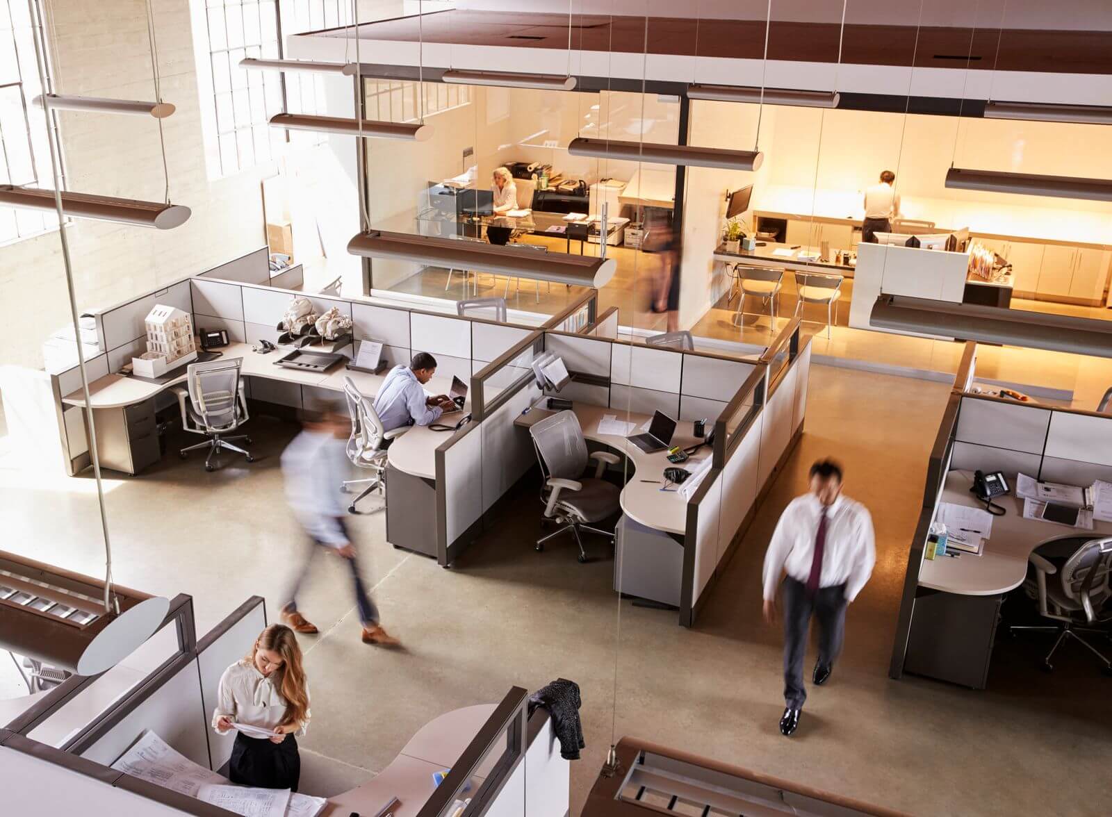 Office cubicle desks