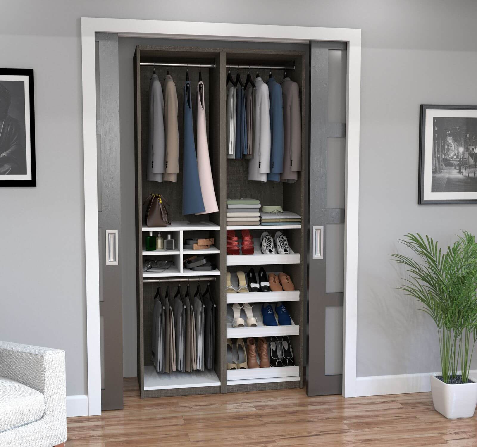 Bestar closet organizer