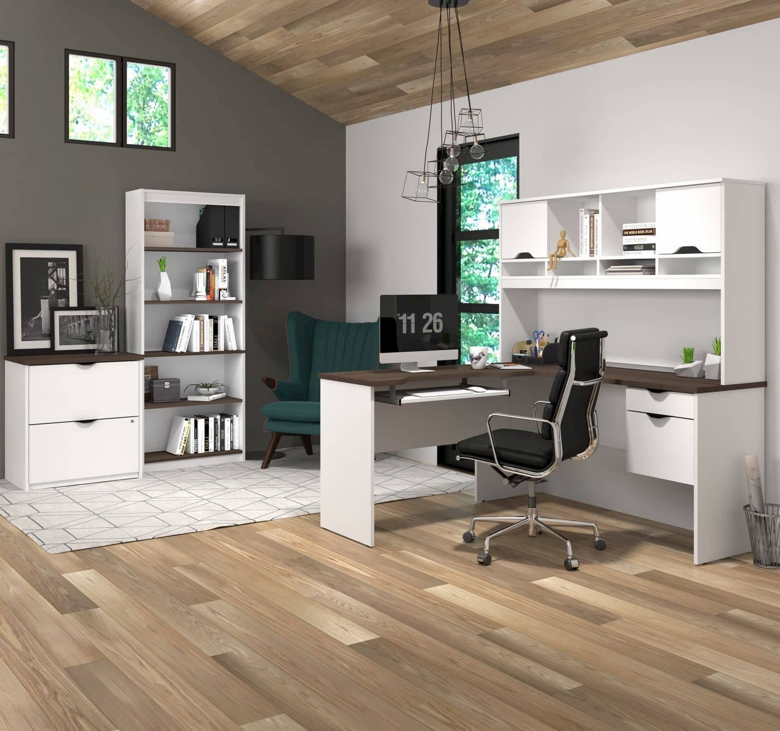 professional home office with Bestar furniture