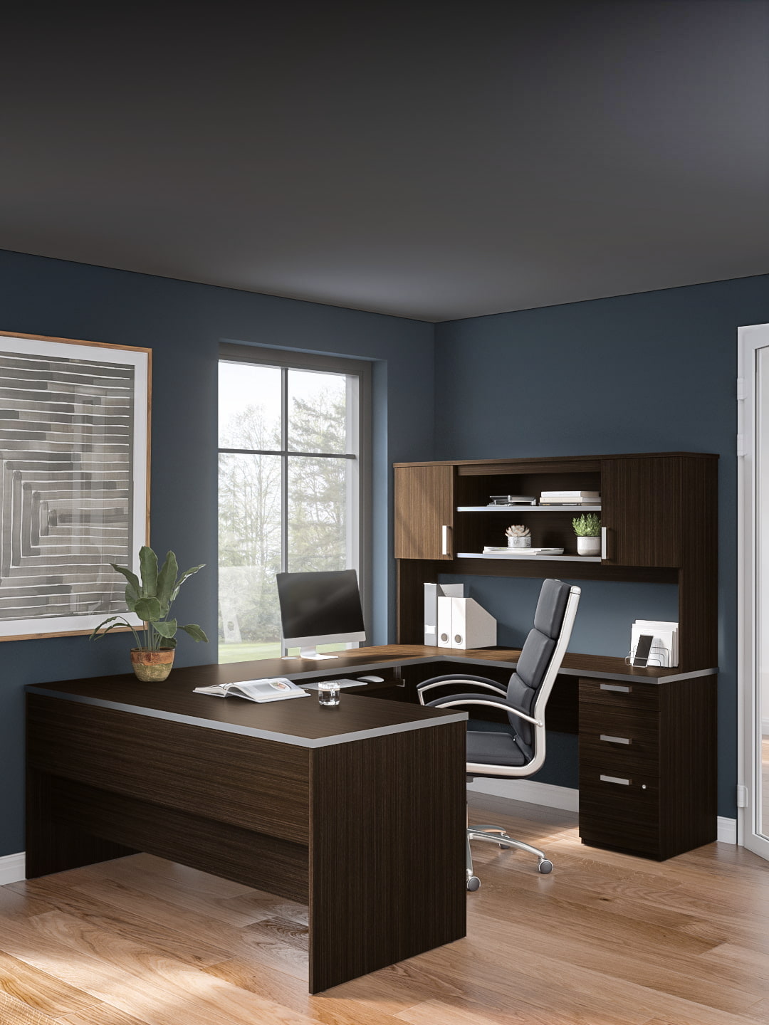 U shaped desk