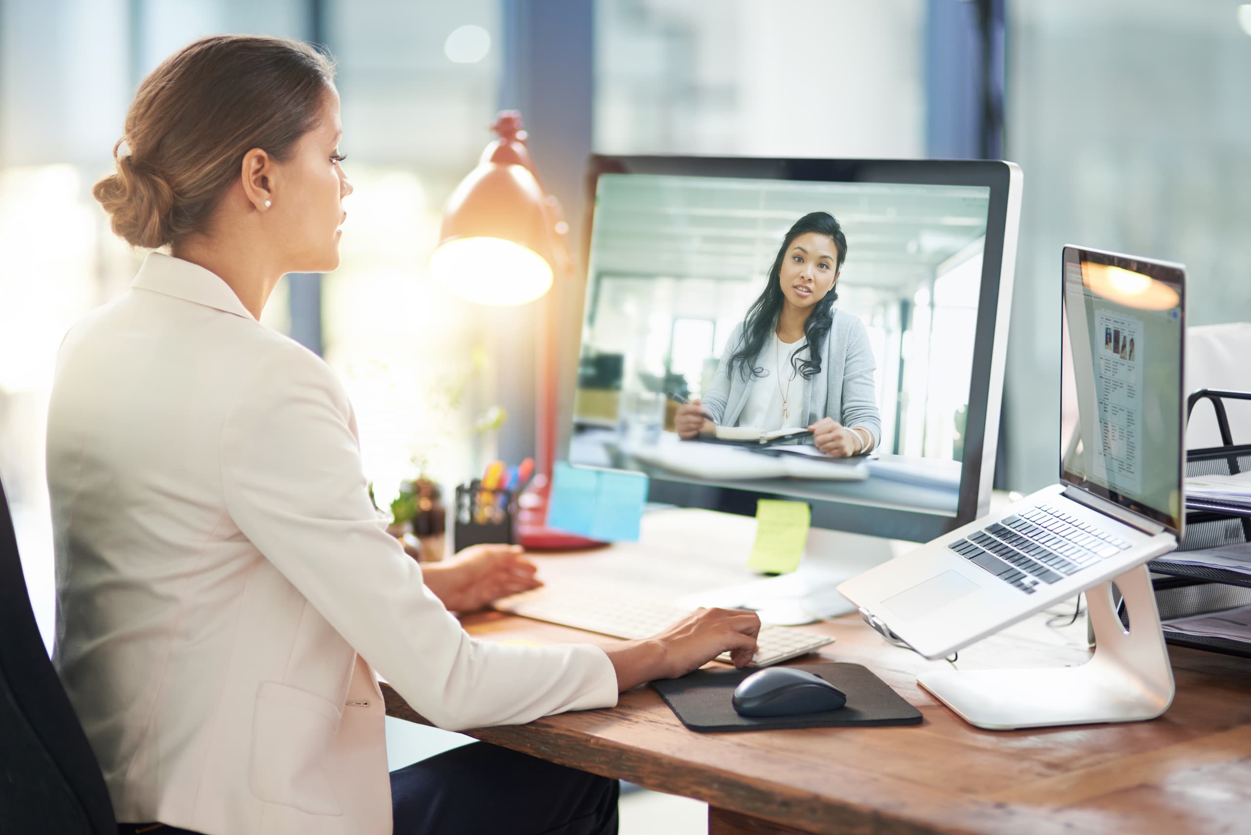 Women on a video conference call