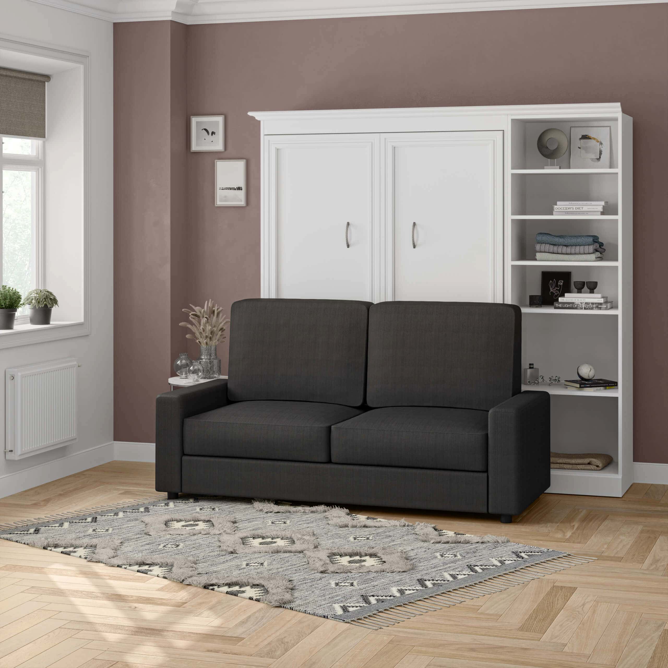 Choose the Versatility of a Wall Bed with Couch