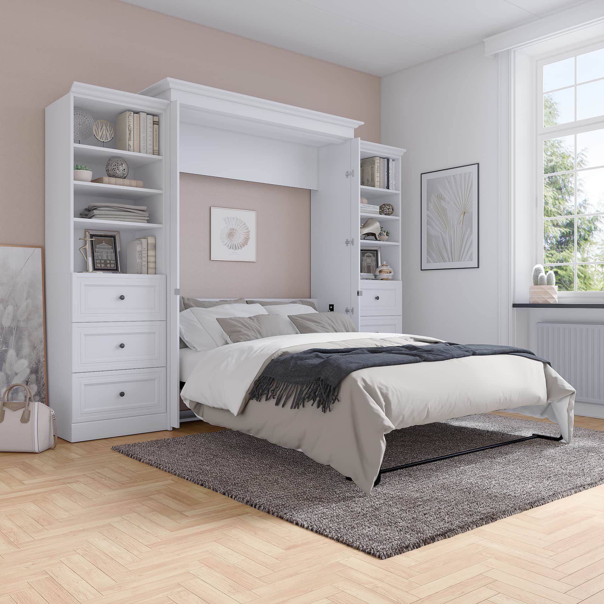 Beautiful Bestar Murphy bed for your new home