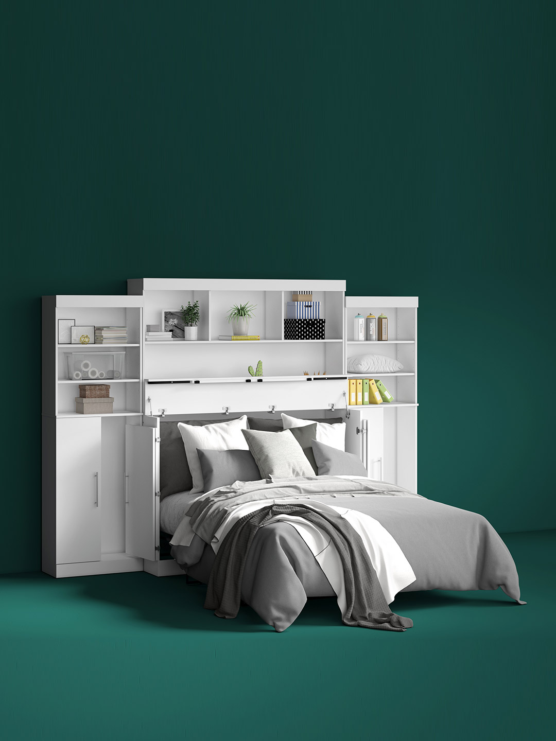 Bestar Nebula Murphy Bed with Storage