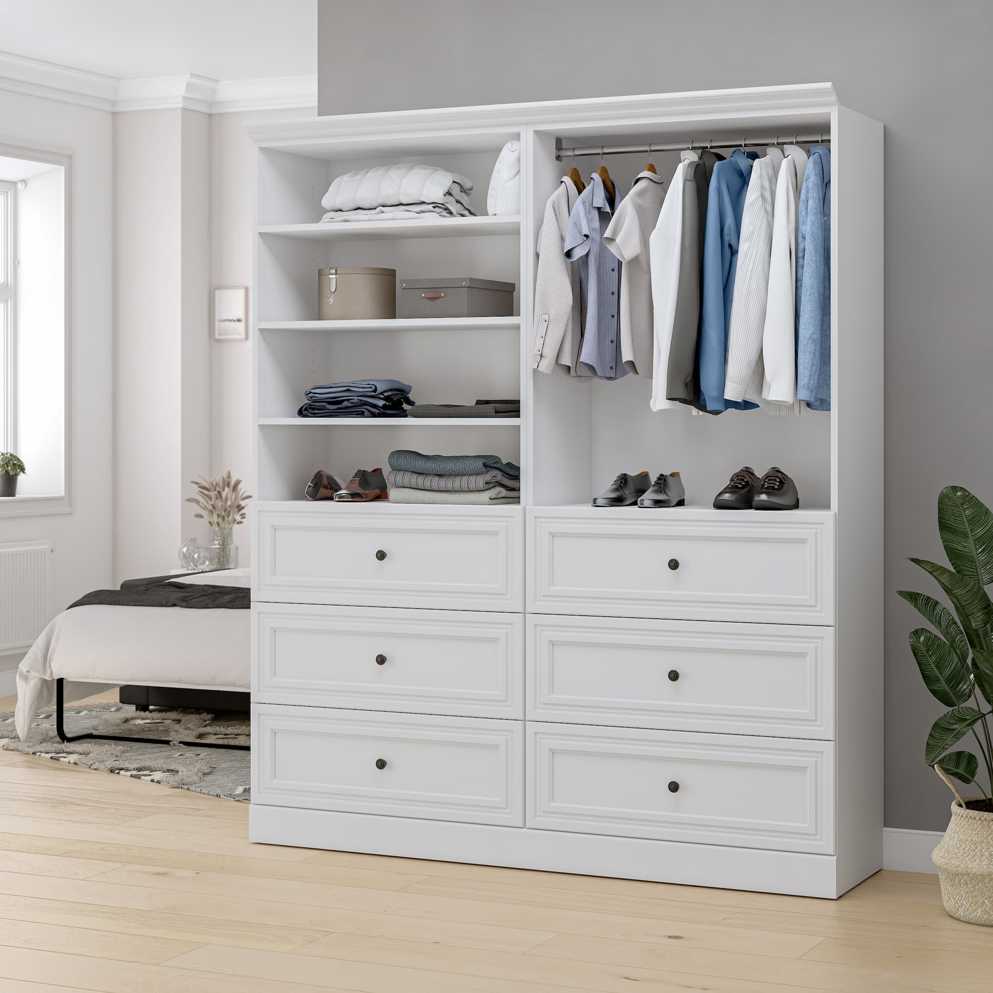 Get organized with Bestar closet organizers