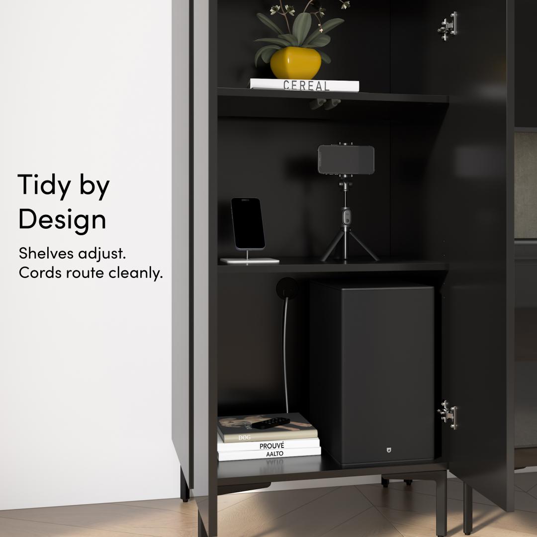 High Gloss Black/Urban Stone