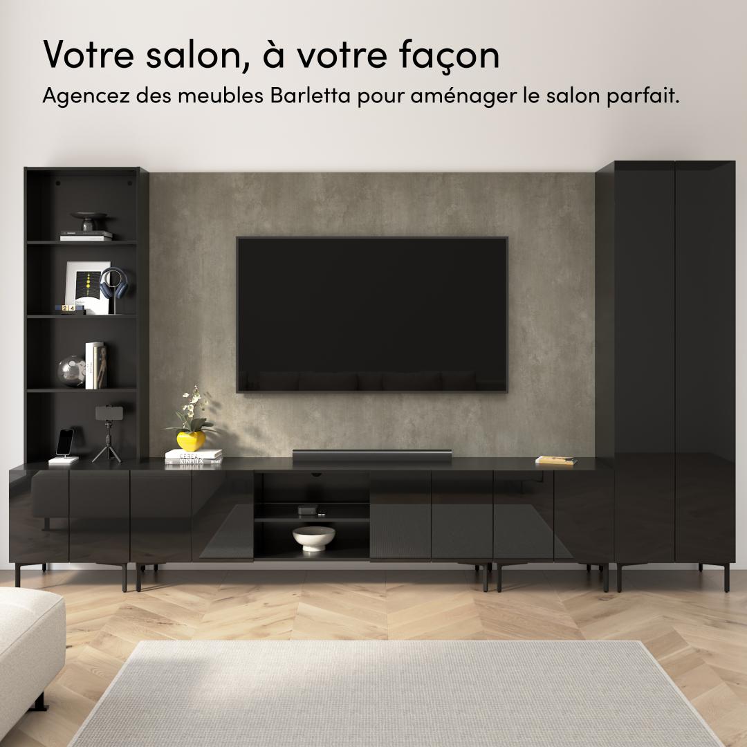 High Gloss Black/Urban Stone