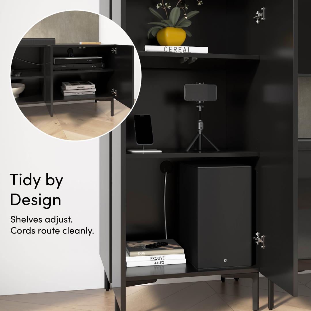 High Gloss Black/Urban Stone