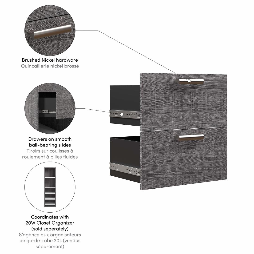 20l double door 2 shelves vertical