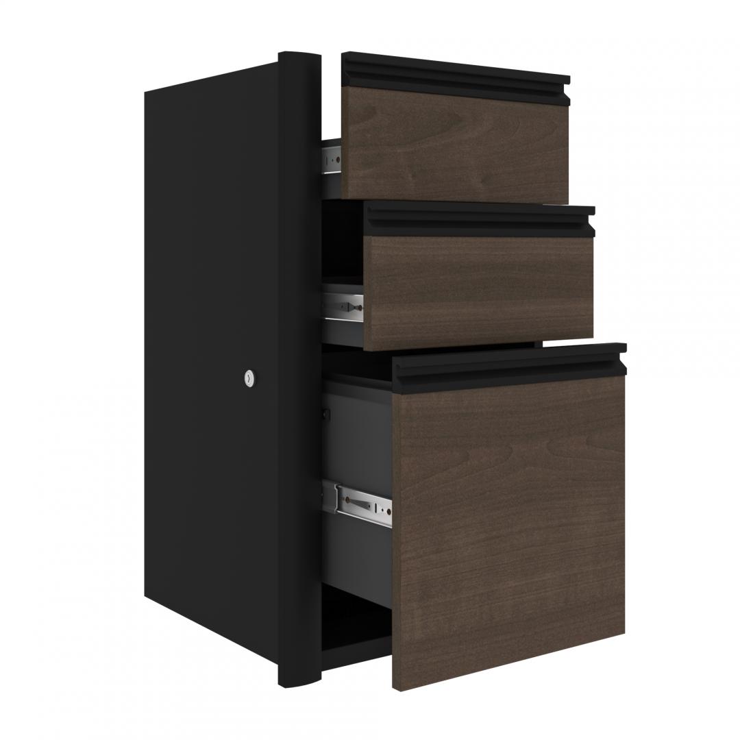 Add-On 3 Drawer Pedestal