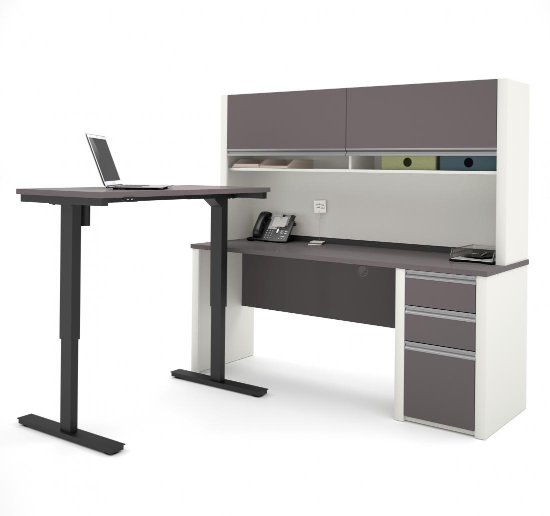 Stand Up Desk Store Under Desk Cable Management Tray Black Horizontal  Computer Cord Raceway and Modesty Panel (White, 51) in 2023