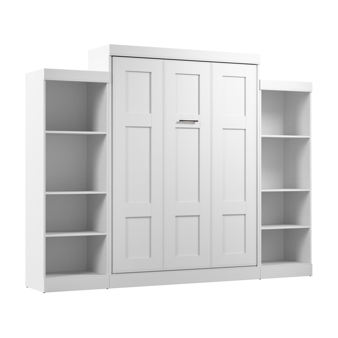 Queen Murphy Bed with Closet Organizers (115W)