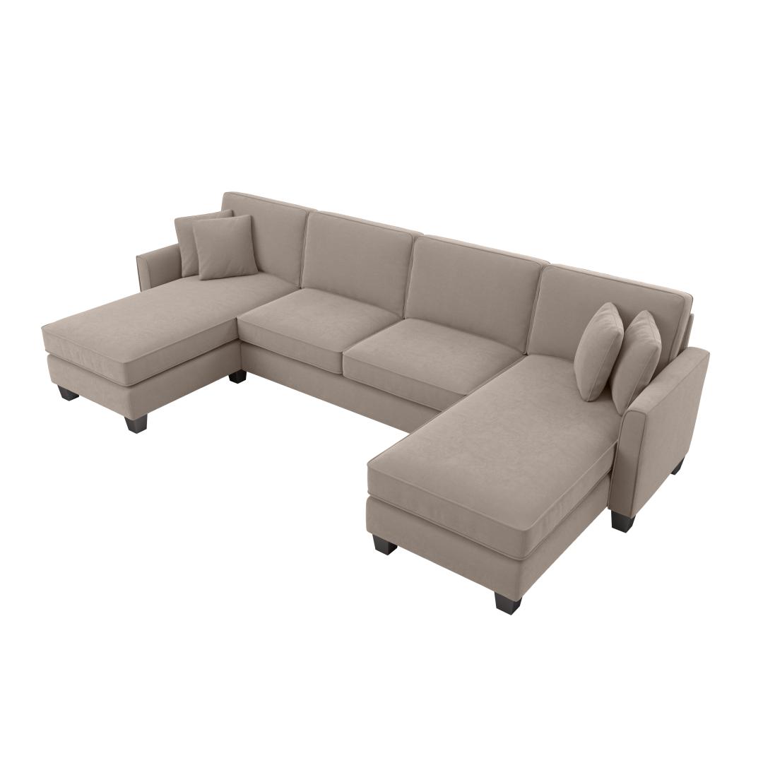 131W Sectional Sofa with Double Chaise Lounge