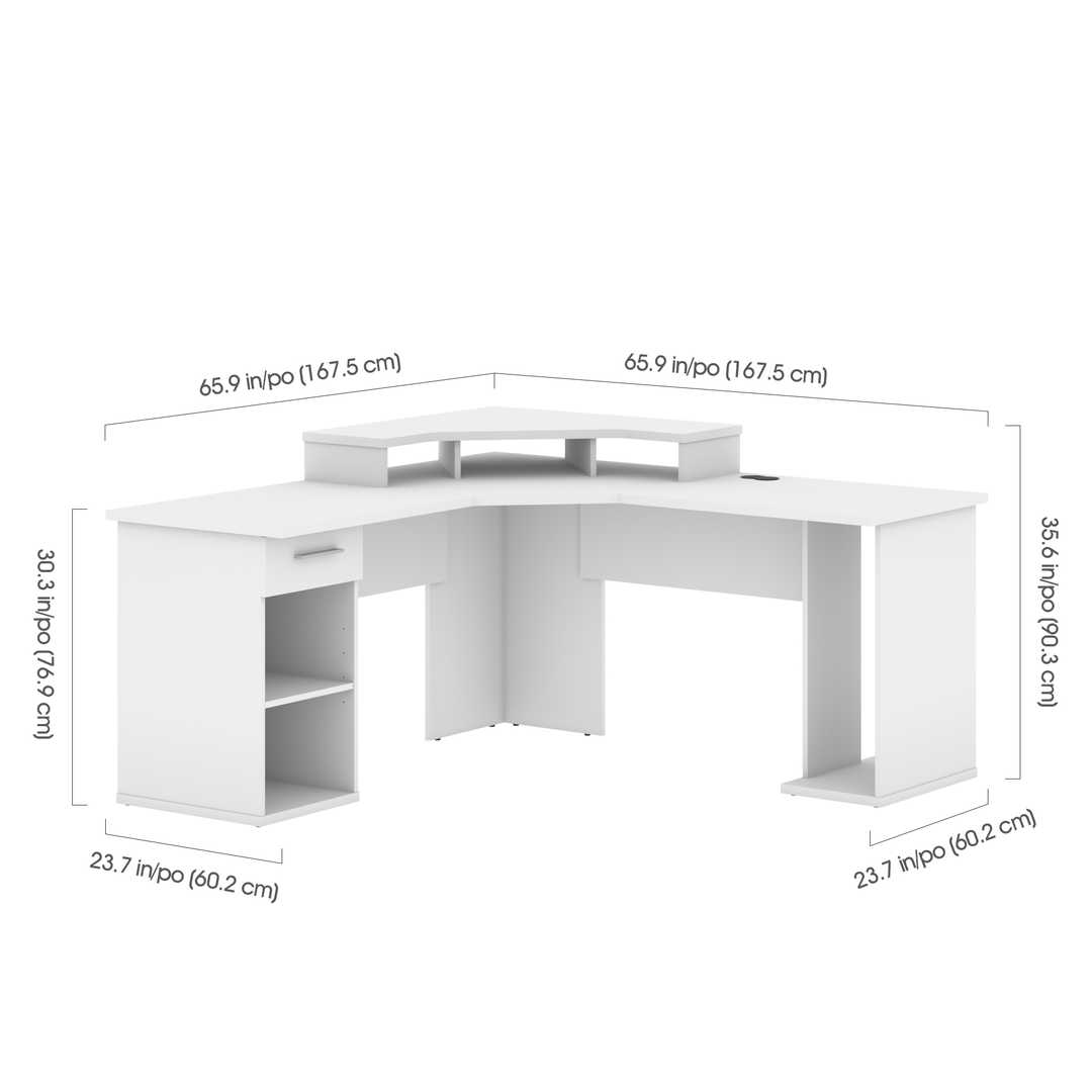 Hampton Small Space Storage Desk