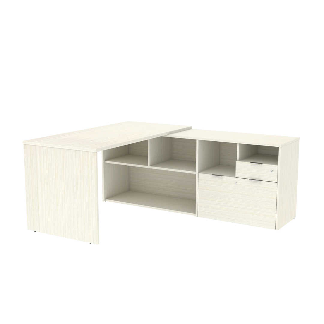 72W L-Shaped Desk