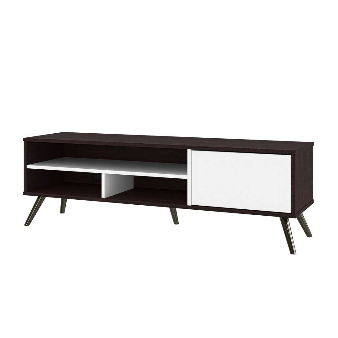 54W TV Stand with Metal Legs for 60 inch TV