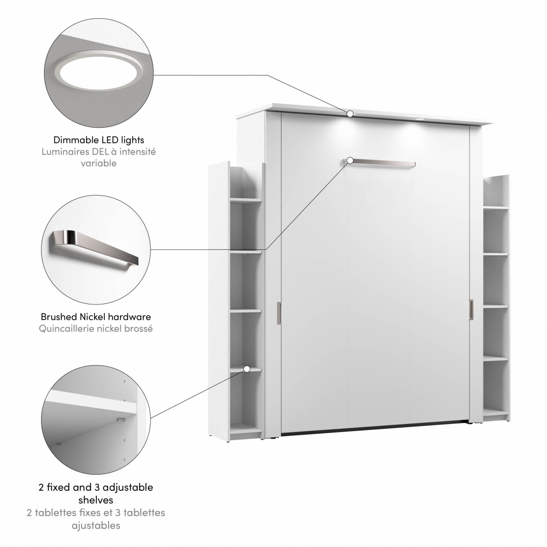 Cama Matrimonial Base de Cama Plegable CIRCLE QUEEN FurnitureR