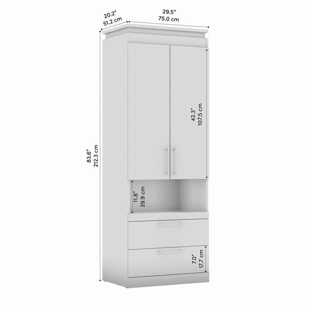 New - 29.5 High Small Storage Cabinet, 8 Colors