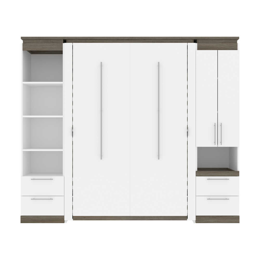 White & Walnut grey