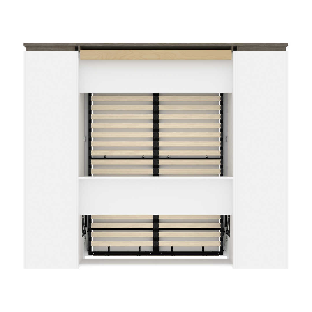 White & Walnut grey