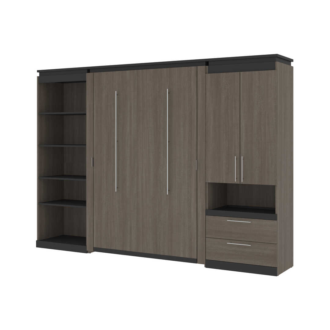 Full Murphy Bed with Multifunctional Storage (119W)