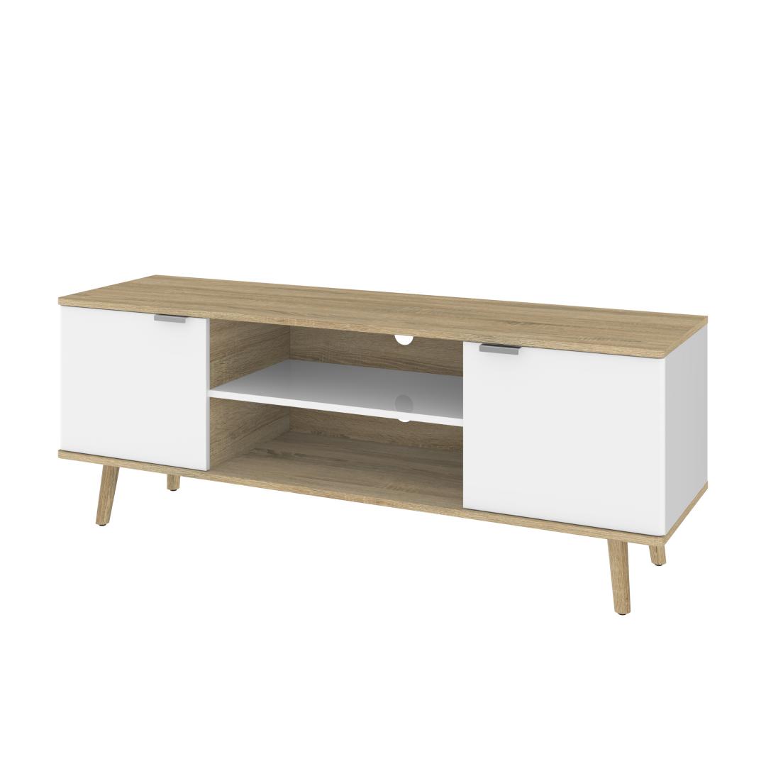 UP & DESK passe-câble horizontale (blanc) - Accessoires et