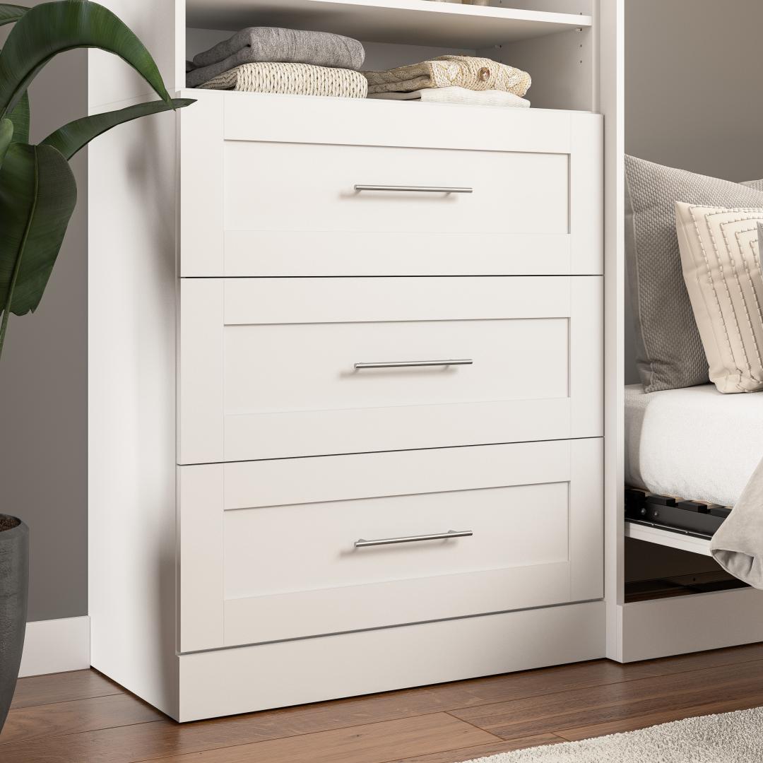 Contemporary Drawers (3) Set, 36W x 15D