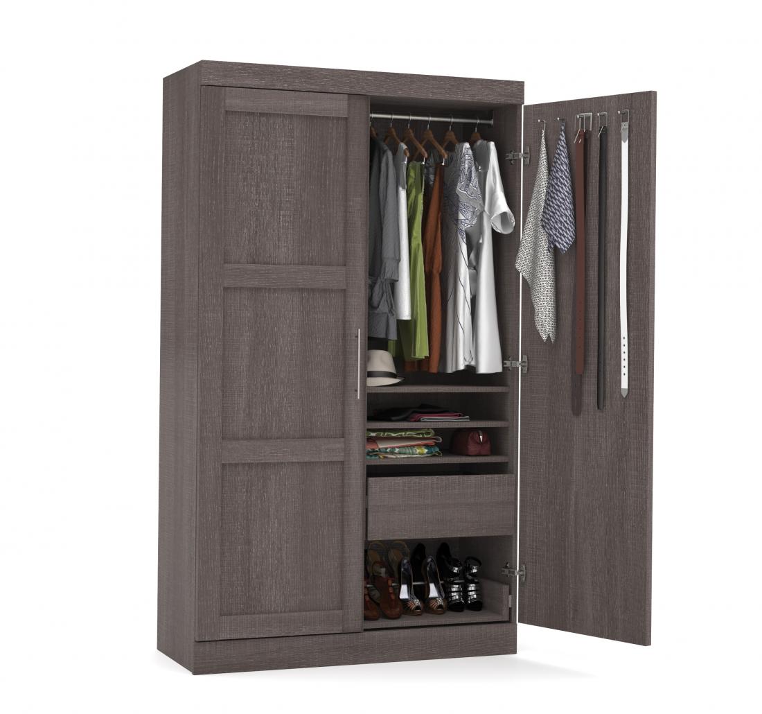 Pur 49W Wardrobe with Pull-Out Shoe Rack | Bestar
