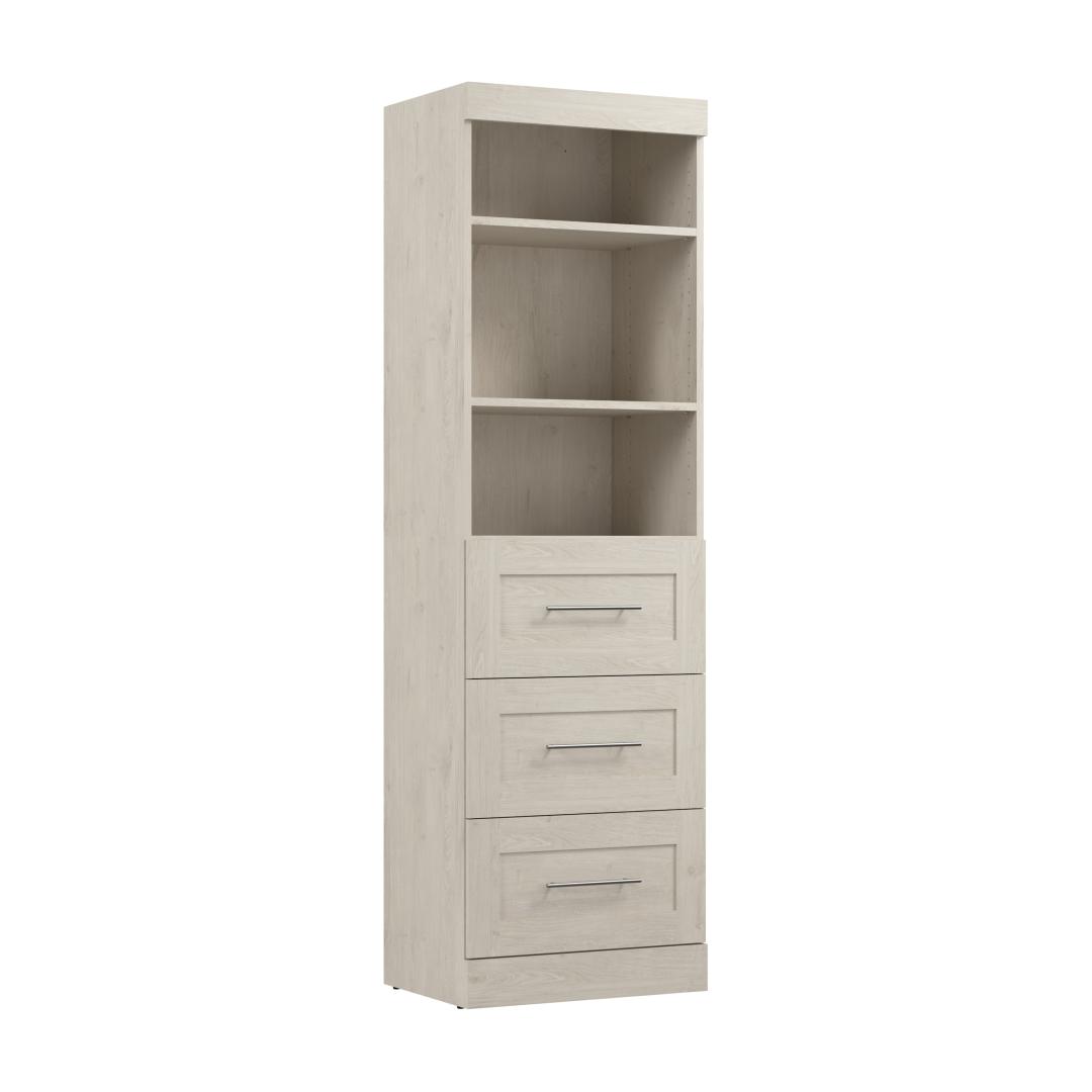 25W Closet Organizer with Drawers