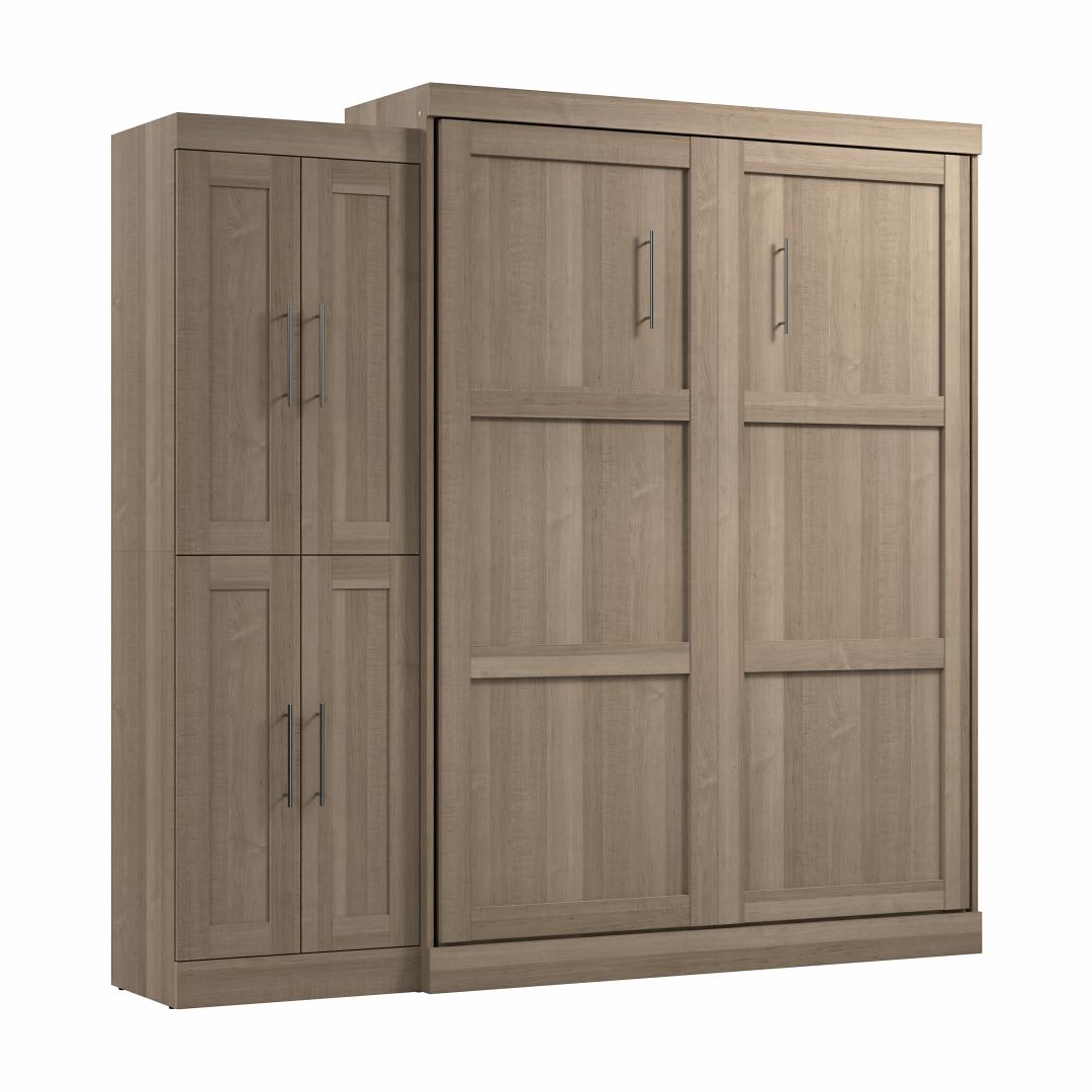 Queen Murphy Bed with Closet Organizer (90W)