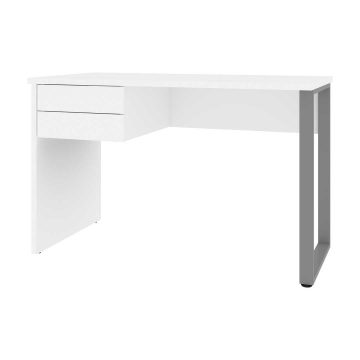 48W Small Table Desk with U-Shaped Metal Leg