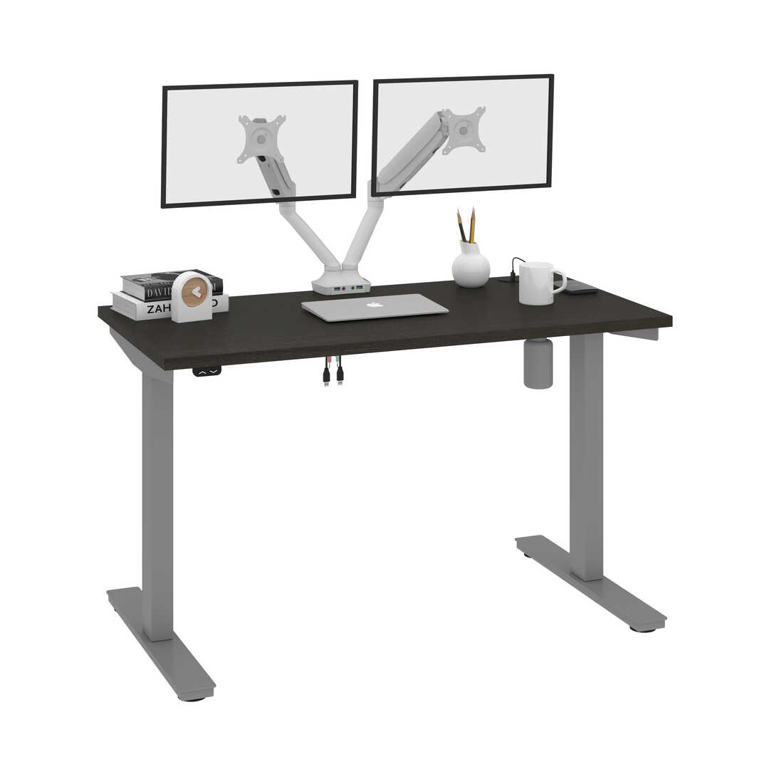 Upstand 48W x 24D Standing Desk with Dual Monitor Arm