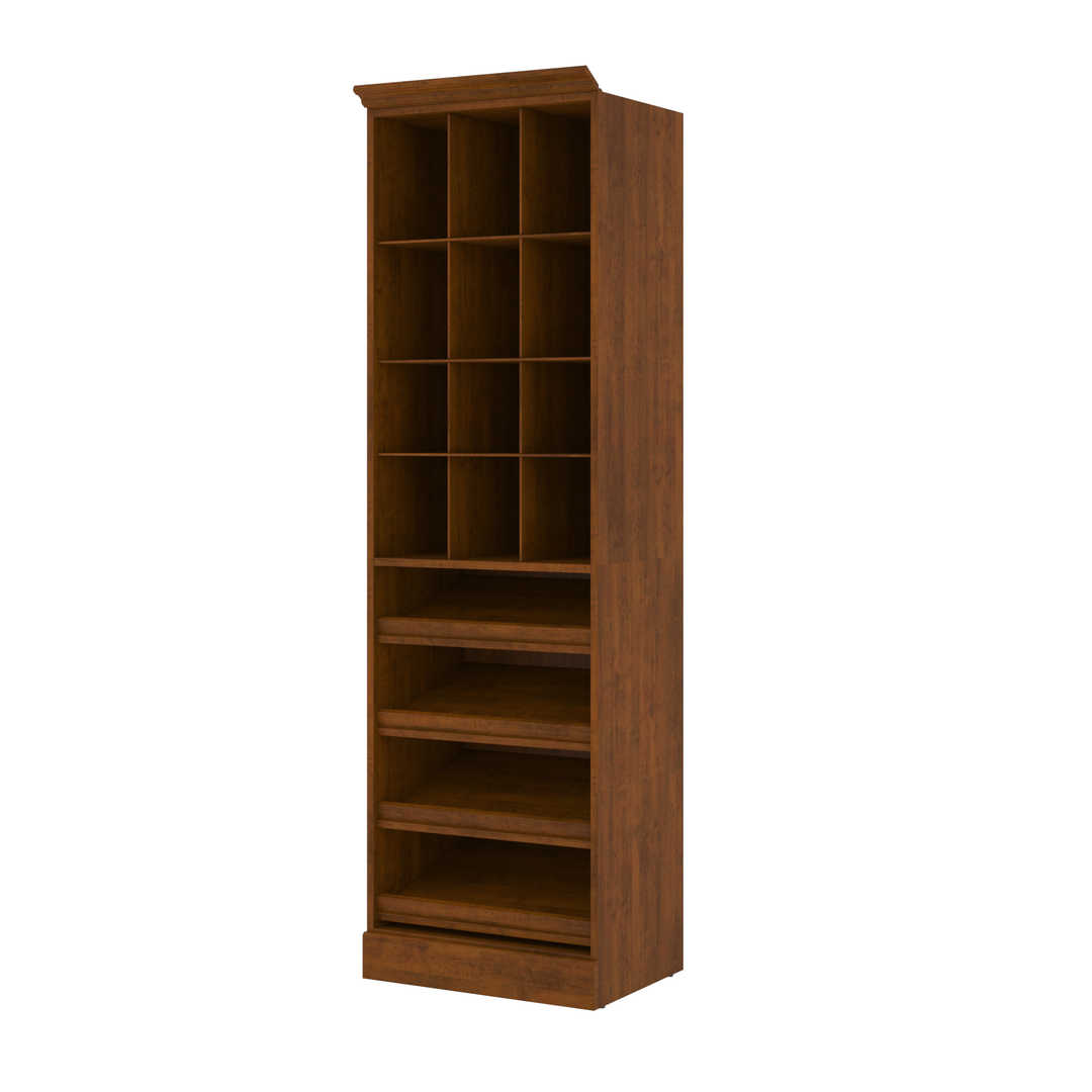 Traditional Closet System with Shoes Racks & Cubbies, 25W x 20D