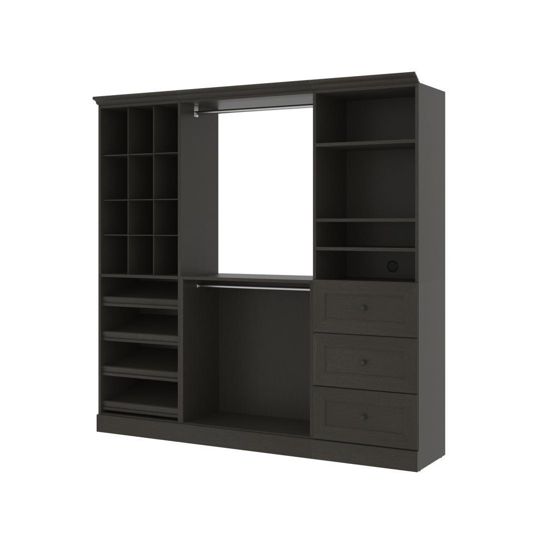 86W Closet Organization System with Drawers