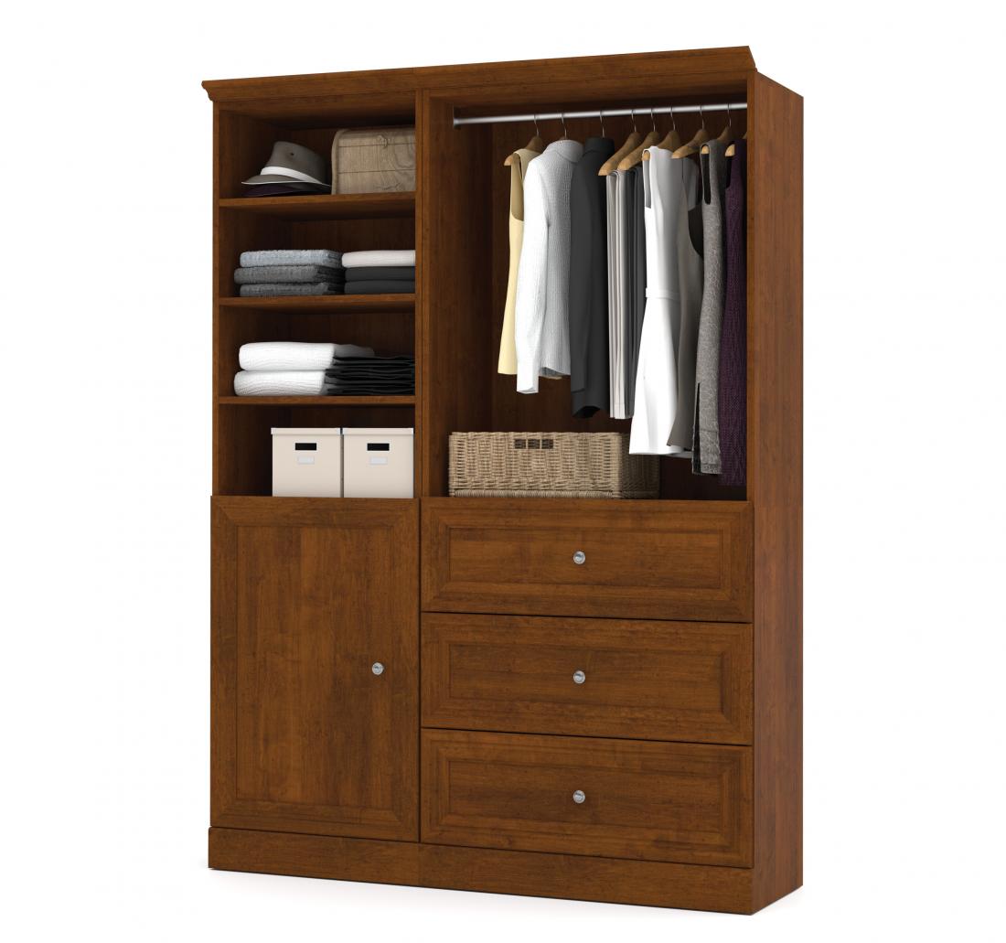 61W Closet Organizer System with Doors